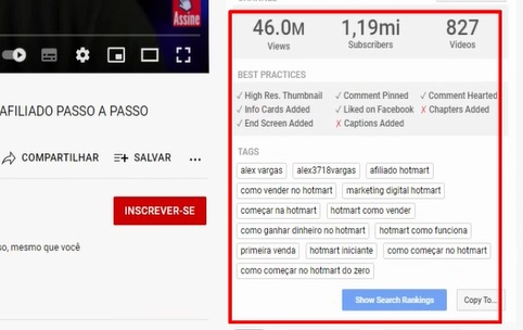 13-2 Como Encontrar as Melhores Tags Para YouTube e Melhorar Seu SEO