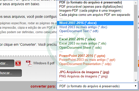 6-18 Como Converter PDFs Para Qualquer Formato Online e Sem Programa