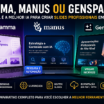 Genspark, Manus ou Gamma: Qual é a Melhor IA para Criar Slides Profissionais em 2026? - Mega Info Tutoriais